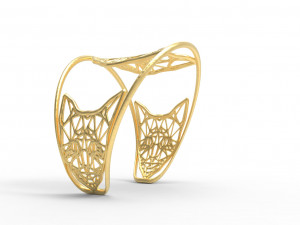cat ring Modèle 3D
