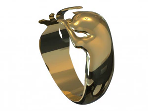 schl&auml;frige Katze 3D Modell