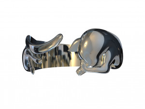 sleepy cat Model 3D