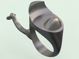 bottle cap opener- ring Modelo 3D