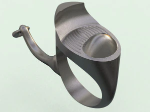 bottle cap opener- ring 3D Model