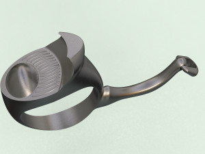 bottle cap opener- ring Modelo 3D
