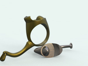 bottle cap opener- ring Modelo 3D