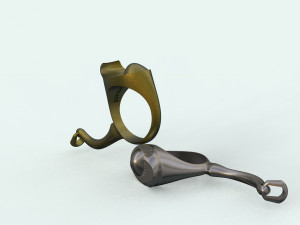 bottle cap opener- ring Modelo 3D