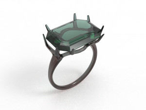 branch ring Modelo 3D