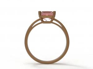 rose gold with gems 3D Model