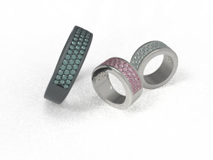 half way 3 raw wedding ring Model 3D