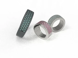 half way 3 raw wedding ring 3D Model
