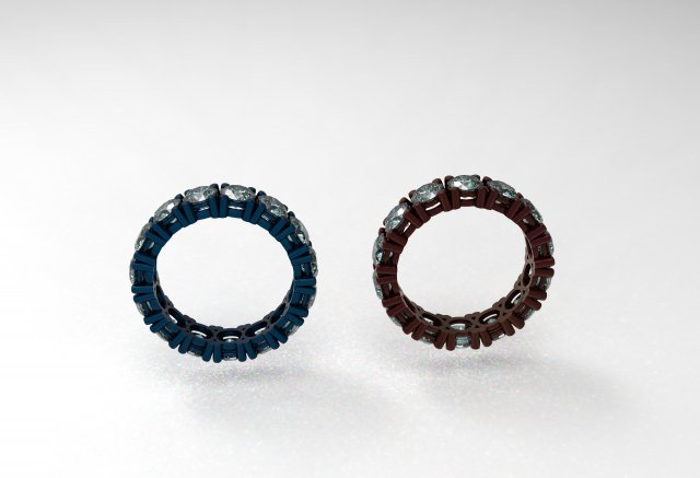 eternity ring 3Dモデル .c4d .max .obj .3ds .fbx .stl .blend 