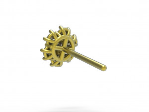 Flower earing Modèle 3D