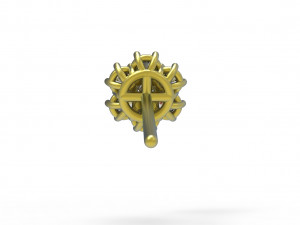 Flower earing Modèle 3D