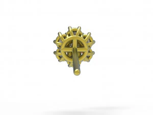 Flower earing 3D Model