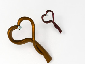 hearts pendant 3D Модель