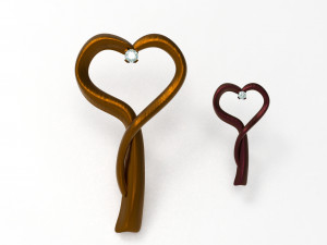 hearts pendant 3D Модель