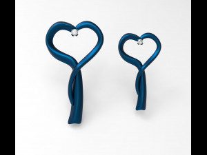 hearts pendant 3D Модель