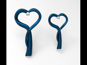 hearts pendant 3D Модель