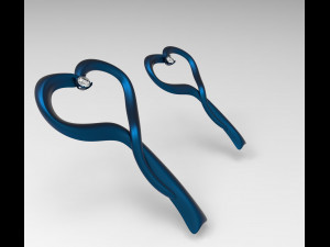 hearts pendant 3D Модель