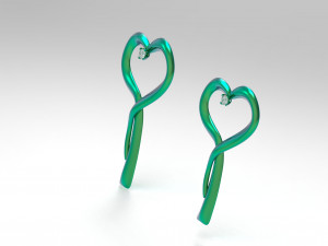 hearts pendant 3D Модель