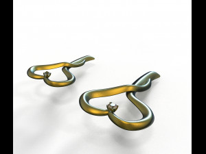 hearts pendant 3D Модель