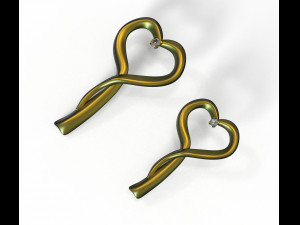 hearts pendant 3D Модель