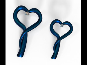 hearts pendant 3D Модель