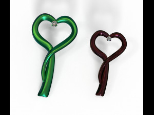 hearts pendant 3D Модель
