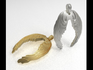 wings pendant Modelo 3D