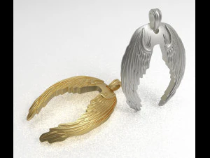 ciondolo ali Modello 3D