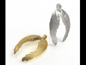 wings pendant 3D Model