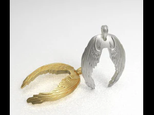 wings pendant 3D Model