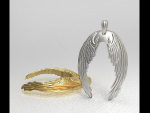 wings pendant 3D Model