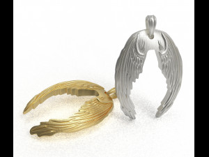 wings pendant 3D Model