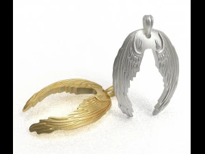 wings pendant 3D Model