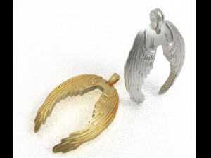 wings pendant 3D Model