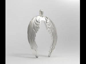 wings pendant 3D Model