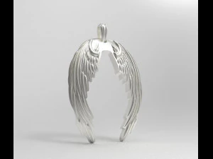 wings pendant 3D Model