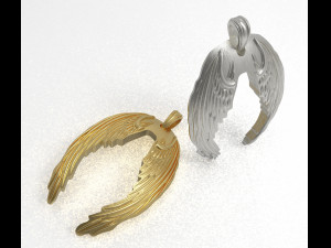wings pendant 3D Model