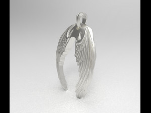 wings pendant 3D Model