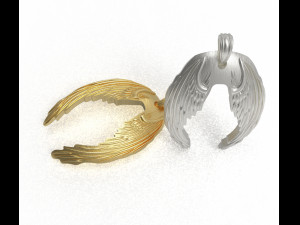 wings pendant 3D Model