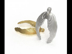 wings pendant 3D Model