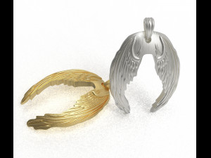 wings pendant 3D Model