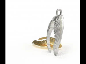 wings pendant 3D Model