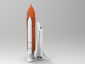 shuttle space ship nasa Model 3D
