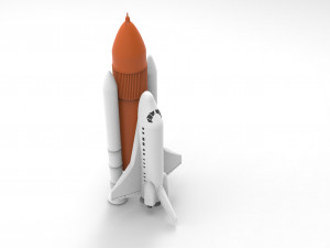 shuttle space ship nasa Model 3D