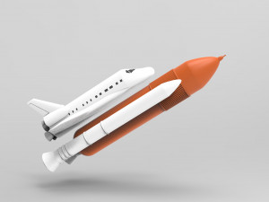 shuttle space ship nasa Model 3D