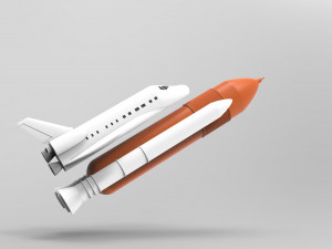 shuttle space ship nasa Model 3D