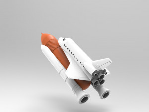 shuttle space ship nasa Model 3D
