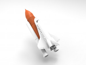 shuttle space ship nasa Model 3D