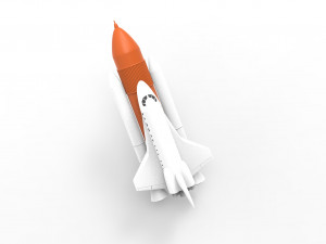 shuttle space ship nasa Model 3D