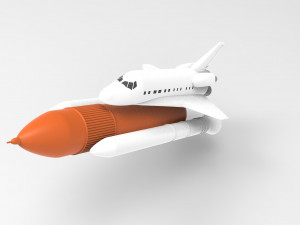 shuttle space ship nasa Model 3D